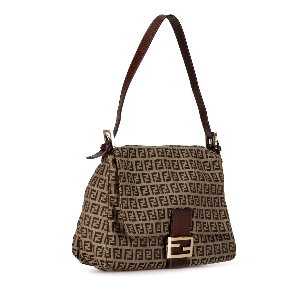 Fendi Zucchino Canvas Mamma Forever (SHG-vXl73a) Rovelle Bags