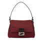 Fendi Zucchino Red Shoulder Bag Style 3 Rovelle Bags