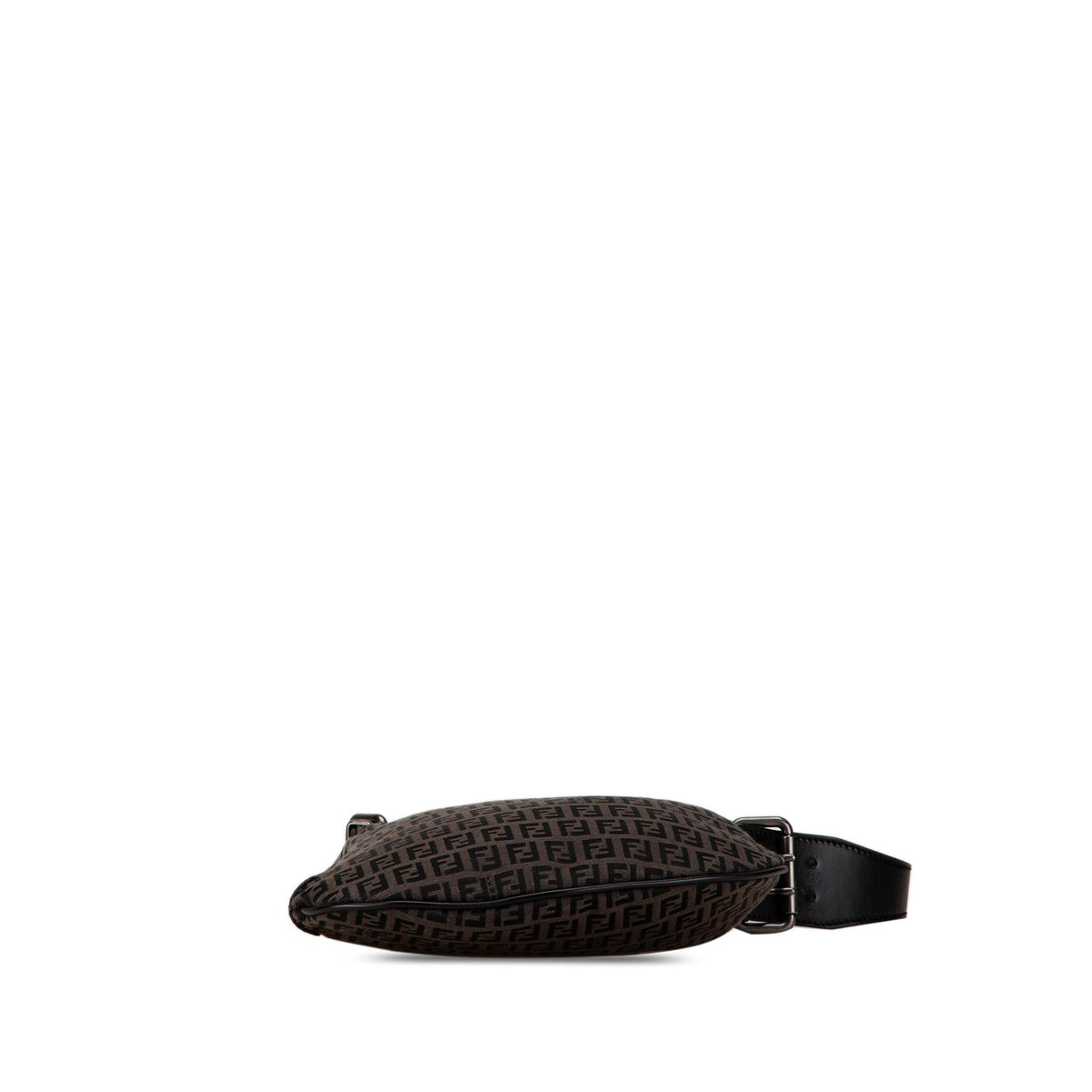 Fendi Zucchino Canvas Oyster Shoulder Bag (SHG-MyLE1w) Rovelle Bags