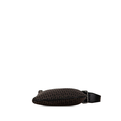 Fendi Zucchino Canvas Oyster Shoulder Bag (SHG-MyLE1w) Rovelle Bags