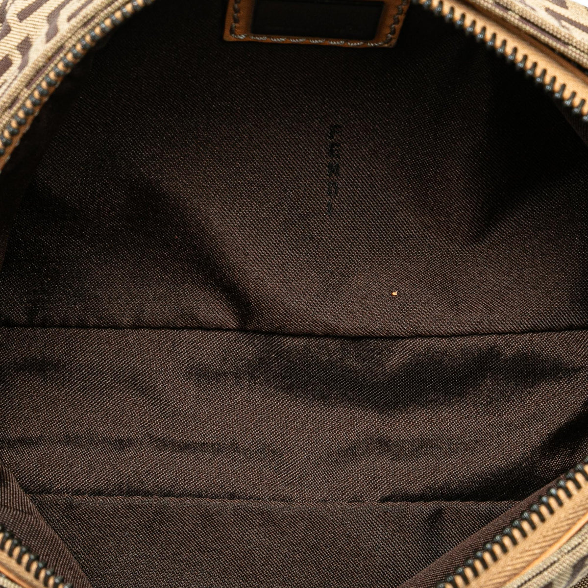Fendi Zucchino Canvas Pochette (SHG-eEP5qB) Rovelle Bags