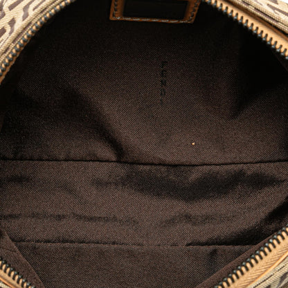 Fendi Zucchino Canvas Pochette (SHG-eEP5qB) Rovelle Bags