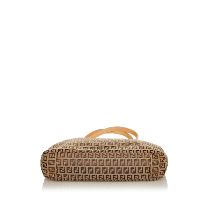 Fendi Zucchino Canvas Shoulder Bag (SHG-25645) Rovelle Bags