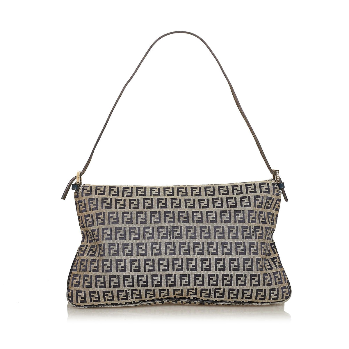 Fendi Zucchino Canvas Shoulder Bag (SHG-26235) Rovelle Bags