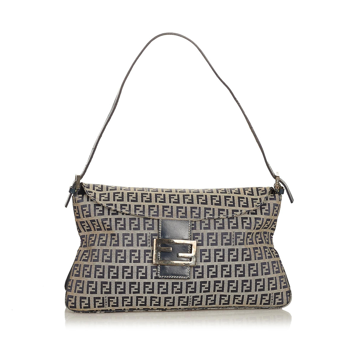 Fendi Zucchino Canvas Shoulder Bag (SHG-26235) Rovelle Bags