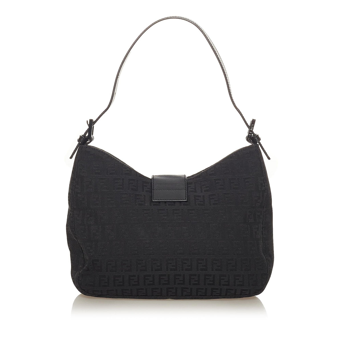 Fendi Zucchino Canvas Shoulder Bag (SHG-27368) Rovelle Bags