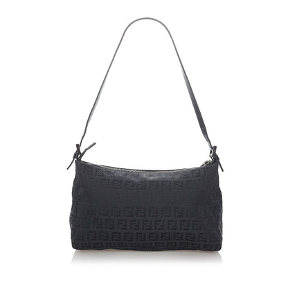 Fendi Zucchino Canvas Shoulder Bag (SHG-31421) Rovelle Bags