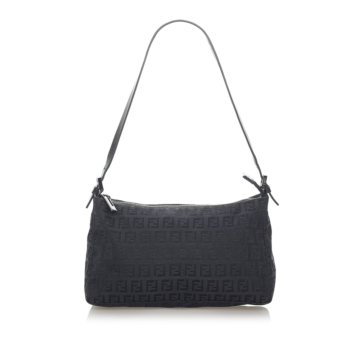Fendi Zucchino Canvas Shoulder Bag (SHG-31421) Rovelle Bags