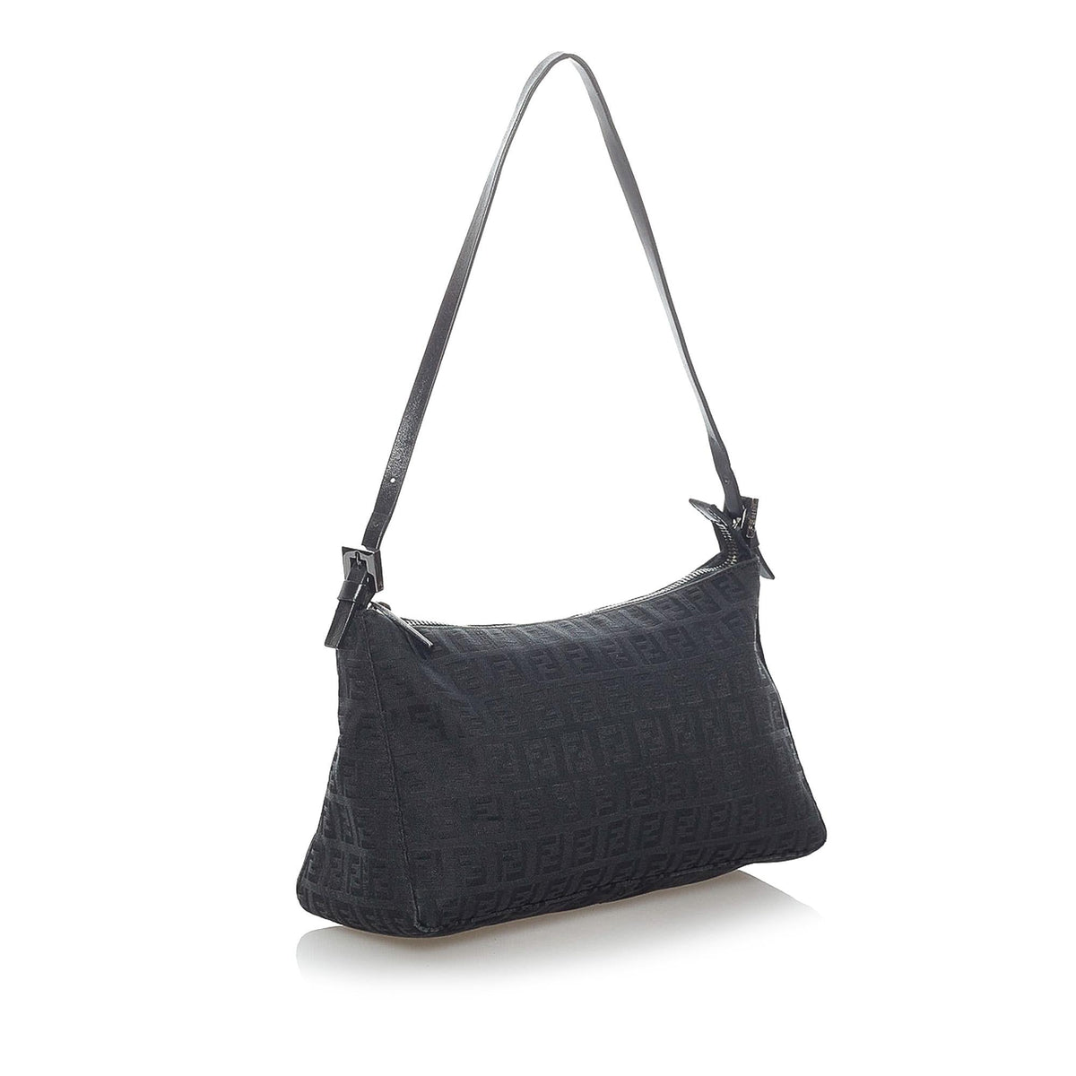 Fendi Zucchino Canvas Shoulder Bag (SHG-31421) Rovelle Bags
