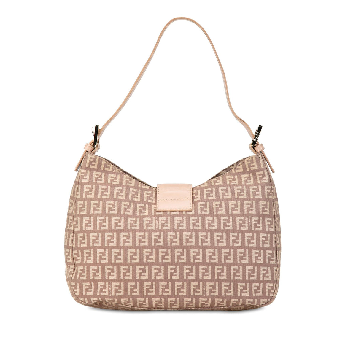 Fendi Zucchino Canvas Shoulder Bag (SHG-gZFHj2) Rovelle Bags