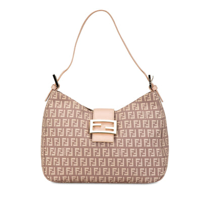 Fendi Zucchino Canvas Shoulder Bag (SHG-gZFHj2) Rovelle Bags