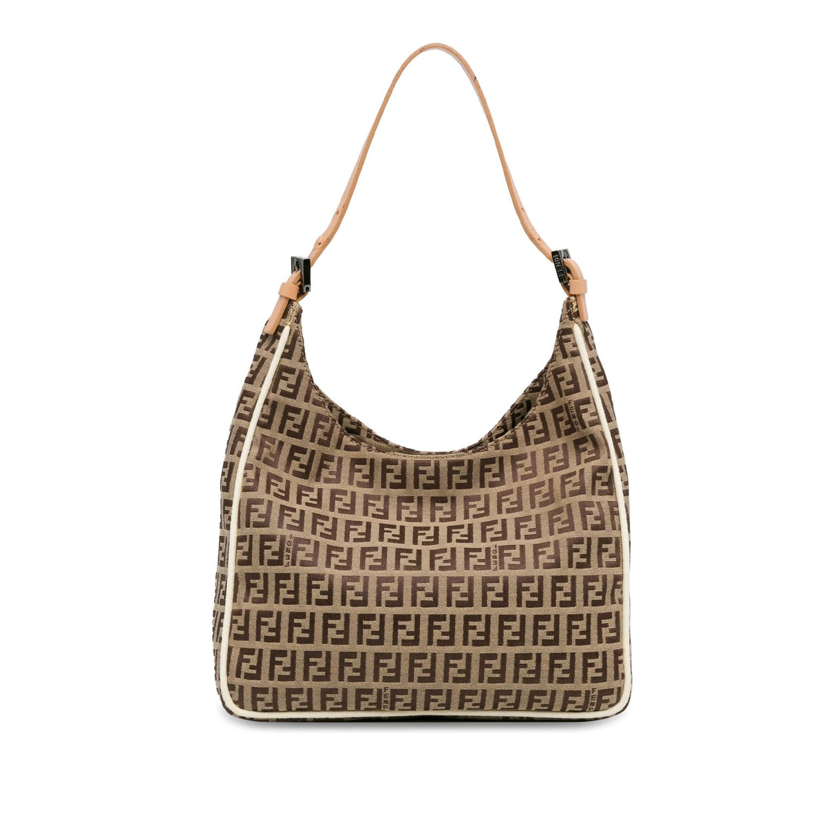 Fendi Zucchino Canvas Shoulder Bag (SHG-P19PFt) Rovelle Bags