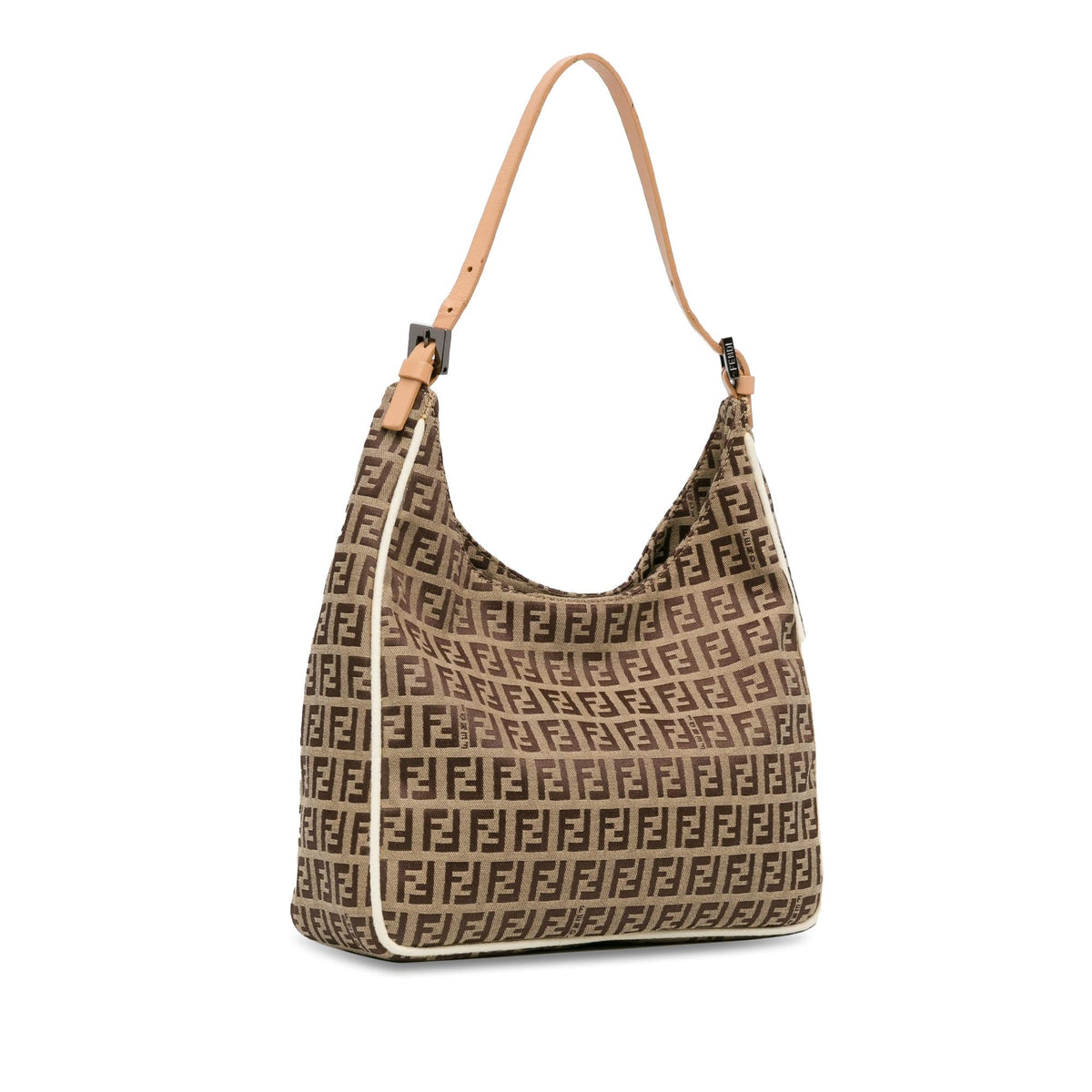 Fendi Zucchino Canvas Shoulder Bag (SHG-P19PFt) Rovelle Bags