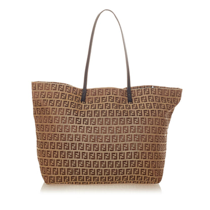 Fendi Zucchino Canvas Tote Bag (SHG-26505) Rovelle Bags