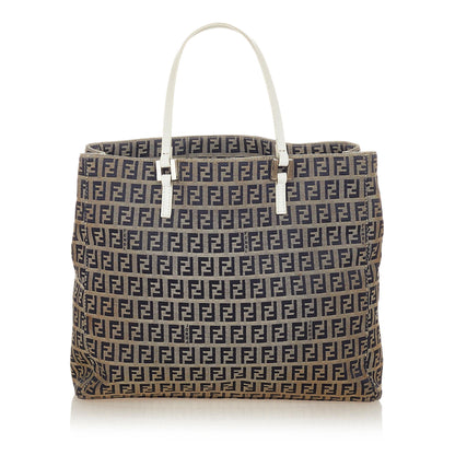 Fendi Zucchino Canvas Tote Bag (SHG-26506) Rovelle Bags