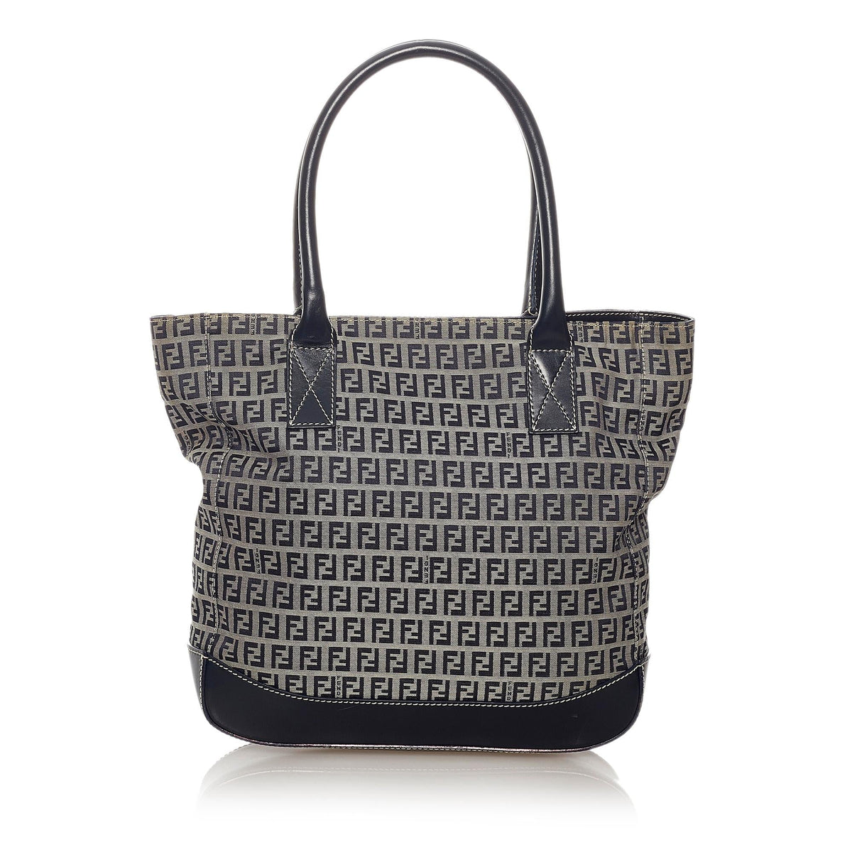 Fendi Zucchino Canvas Tote Bag (SHG-27366) Rovelle Bags