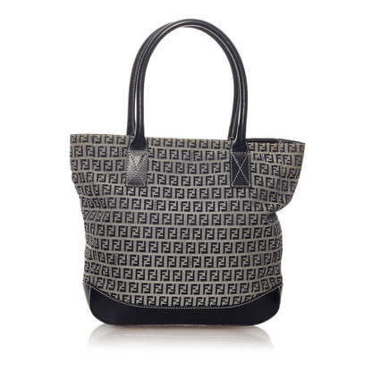 Fendi Zucchino Canvas Tote Bag (SHG-27366) Rovelle Bags