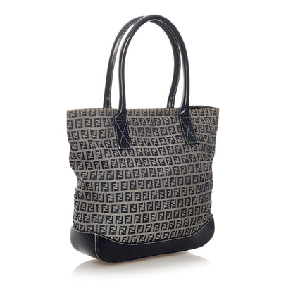 Fendi Zucchino Canvas Tote Bag (SHG-27366) Rovelle Bags
