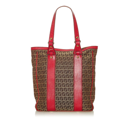 Fendi Zucchino Canvas Tote Bag (SHG-27918) Rovelle Bags