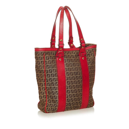 Fendi Zucchino Canvas Tote Bag (SHG-27918) Rovelle Bags