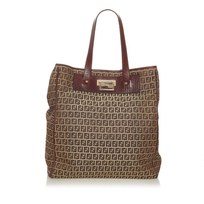 Fendi Zucchino Canvas Tote Bag (SHG-27992) Rovelle Bags