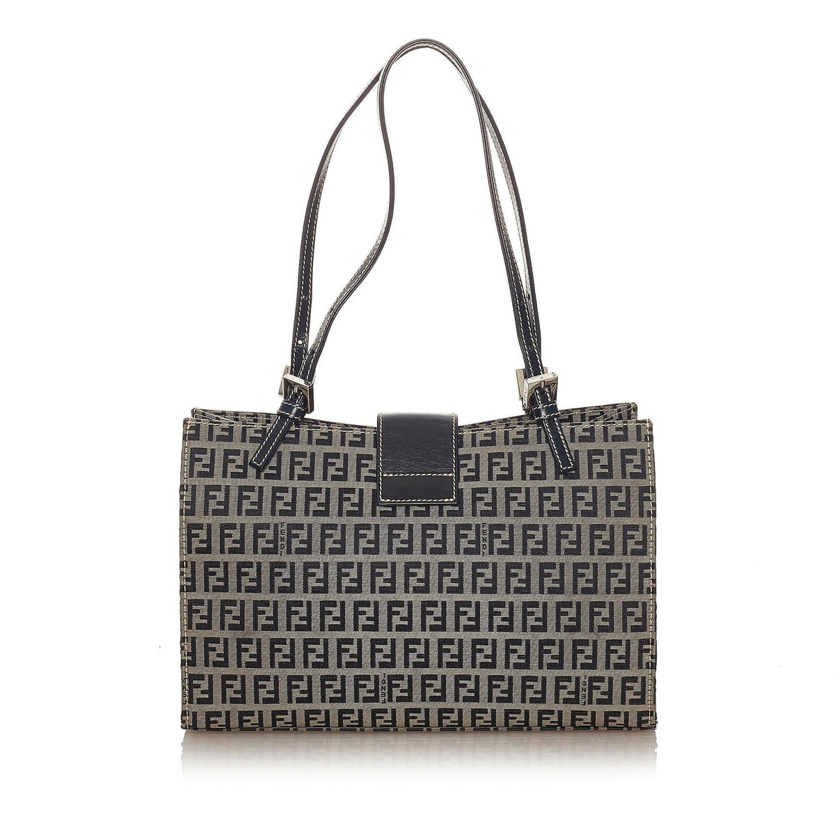 Fendi Zucchino Canvas Tote Bag (SHG-28122) Rovelle Bags