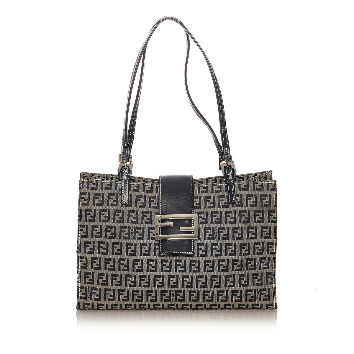 Fendi Zucchino Canvas Tote Bag (SHG-28122) Rovelle Bags