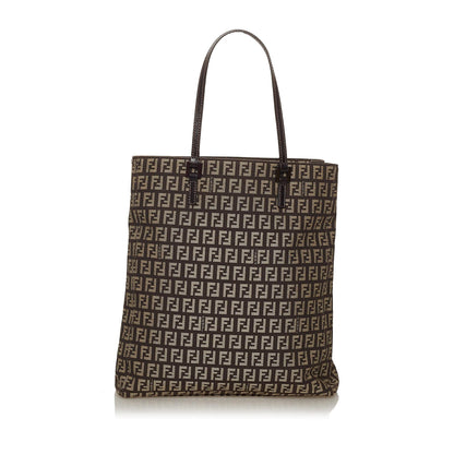 Fendi Zucchino Canvas Tote Bag (SHG-28691) Rovelle Bags