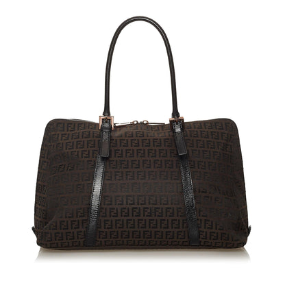 Fendi Zucchino Canvas Tote Bag (SHG-29045) Rovelle Bags