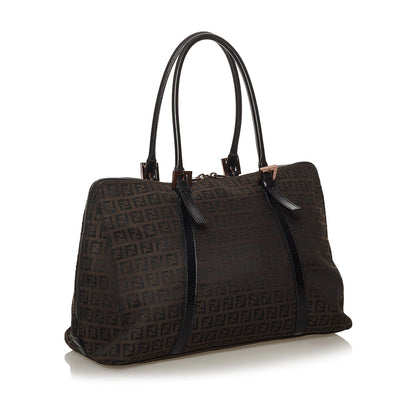 Fendi Zucchino Canvas Tote Bag (SHG-29045) Rovelle Bags