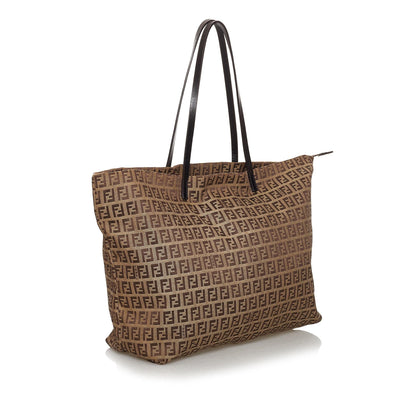 Fendi Zucchino Canvas Tote Bag (SHG-29687) Rovelle Bags
