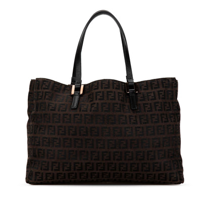 Fendi Zucchino Canvas Tote (SHG-PcOIAU) Rovelle Bags