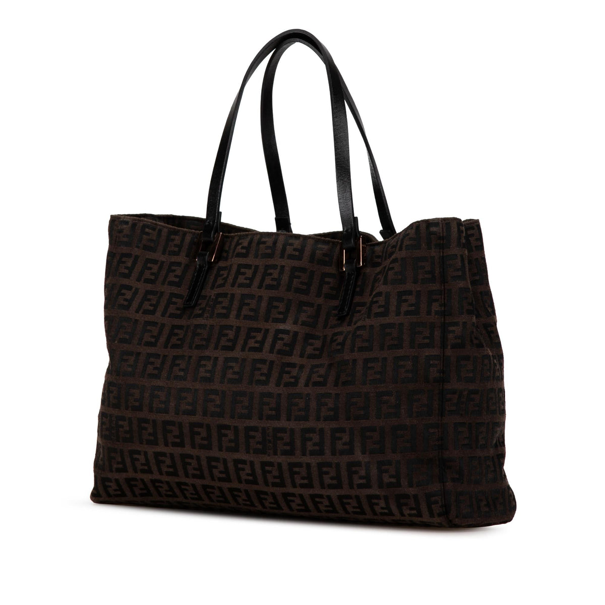 Fendi Zucchino Canvas Tote (SHG-PcOIAU) Rovelle Bags