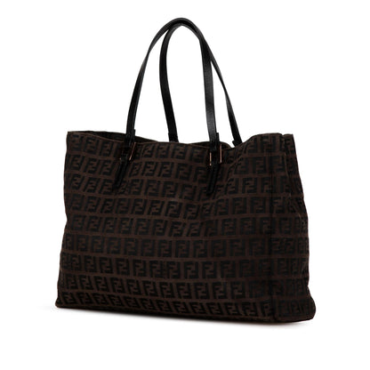 Fendi Zucchino Canvas Tote (SHG-PcOIAU) Rovelle Bags