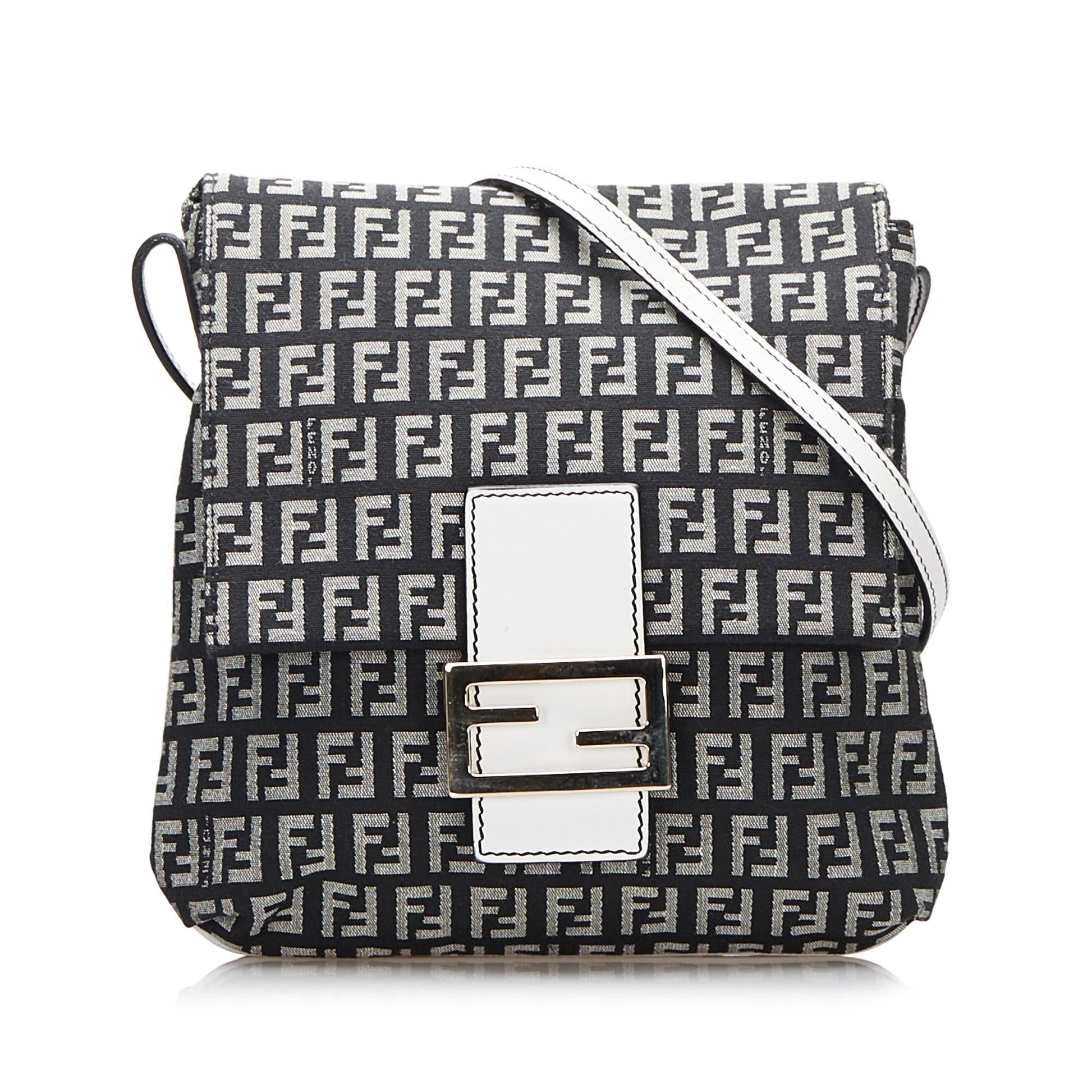 Fendi Zucchino Crossbody Bag (SHG-WPtygt) Rovelle Bags
