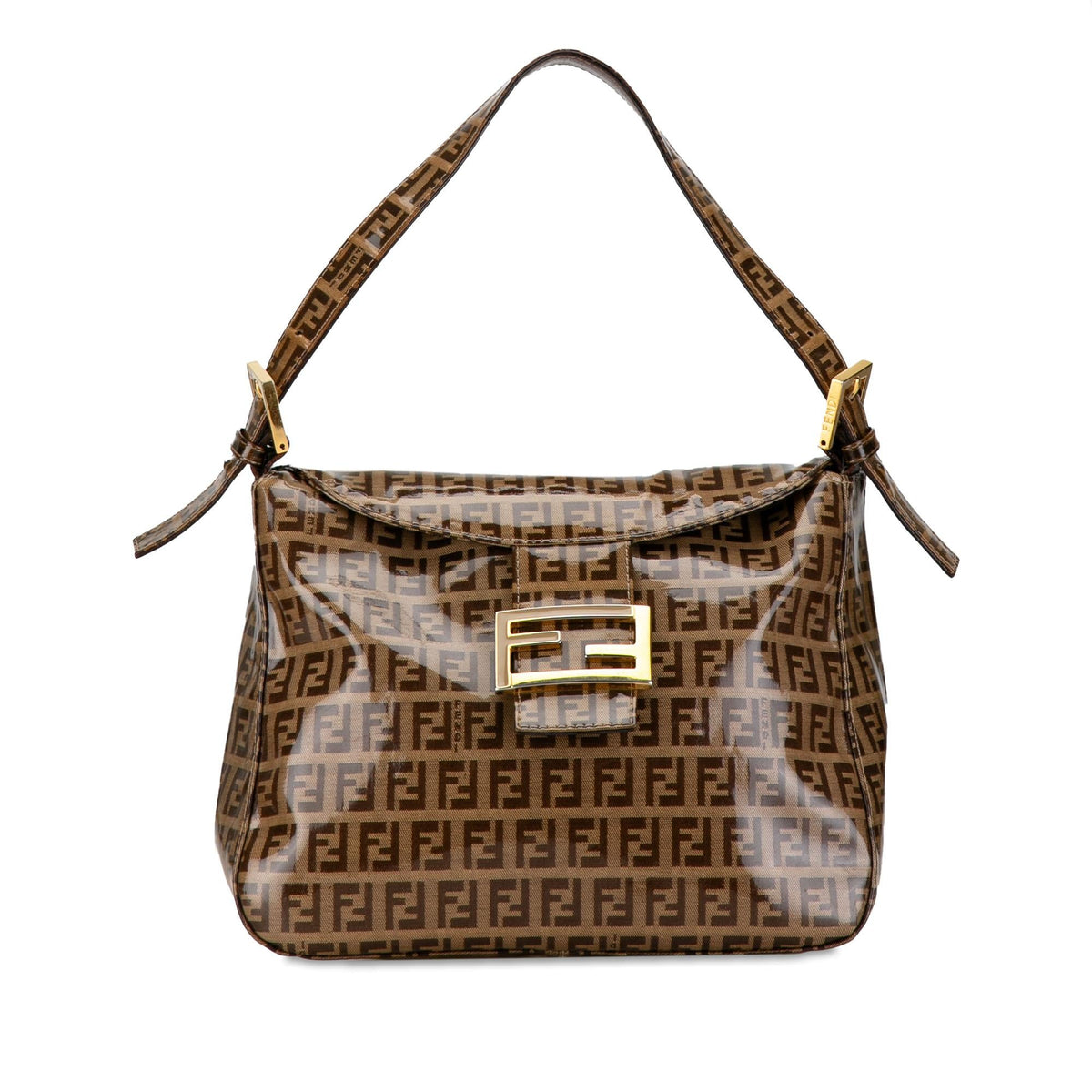 Fendi Zucchino Crystal Double Flap Mamma (SHG-3SaAQQ) Rovelle Bags