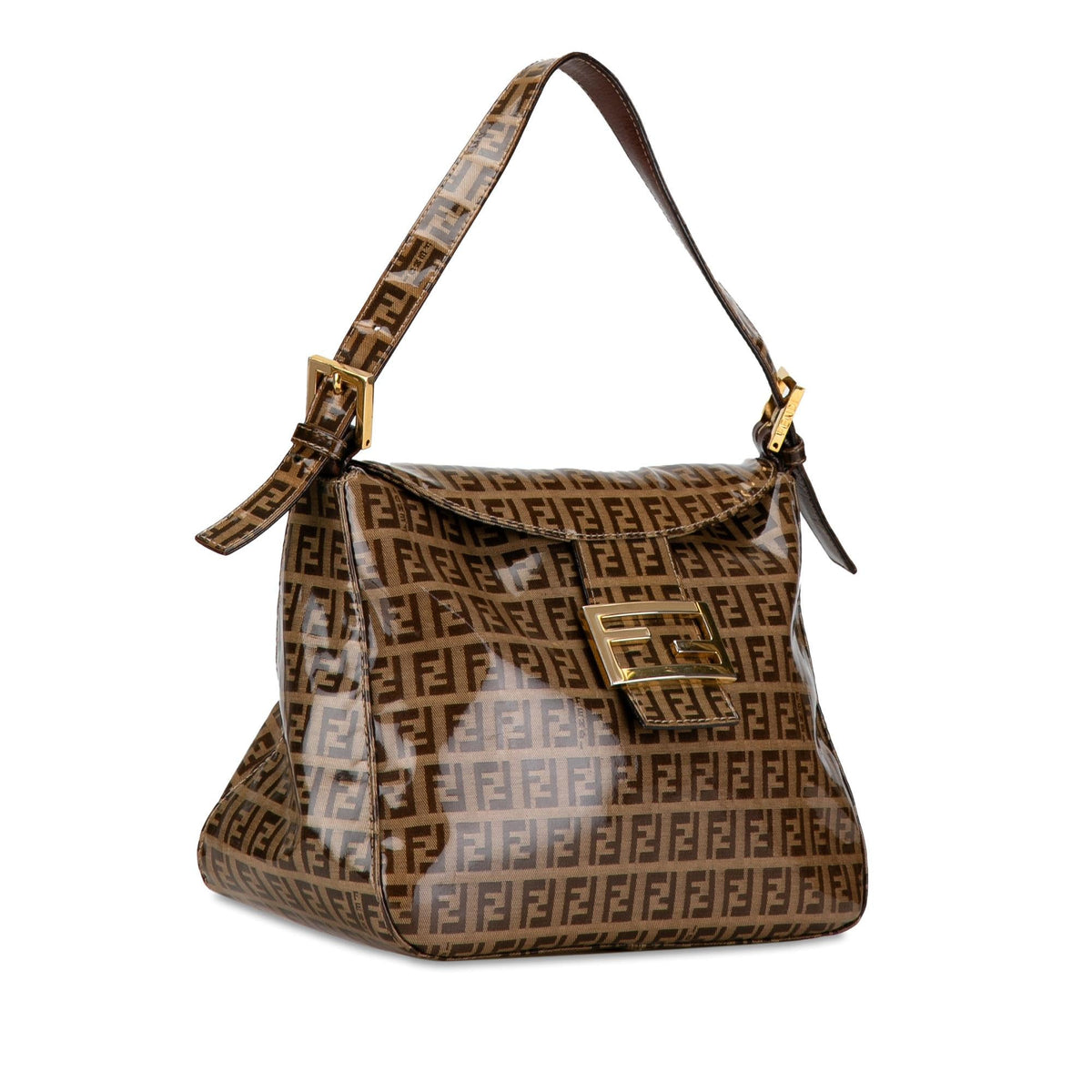 Fendi Zucchino Crystal Double Flap Mamma (SHG-3SaAQQ) Rovelle Bags