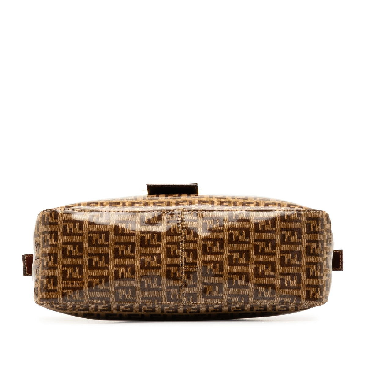 Fendi Zucchino Crystal Double Flap Shoulder Bag (SHG-wzAbEZ) Rovelle Bags