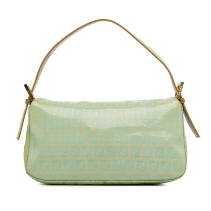 Fendi Zucchino Crystal Double Flap Shoulder Bag (SHG-OsinNf) Rovelle Bags