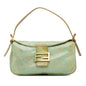 Fendi Zucchino Crystal Double Flap Shoulder Bag (SHG-mrDrwo) Rovelle Bags