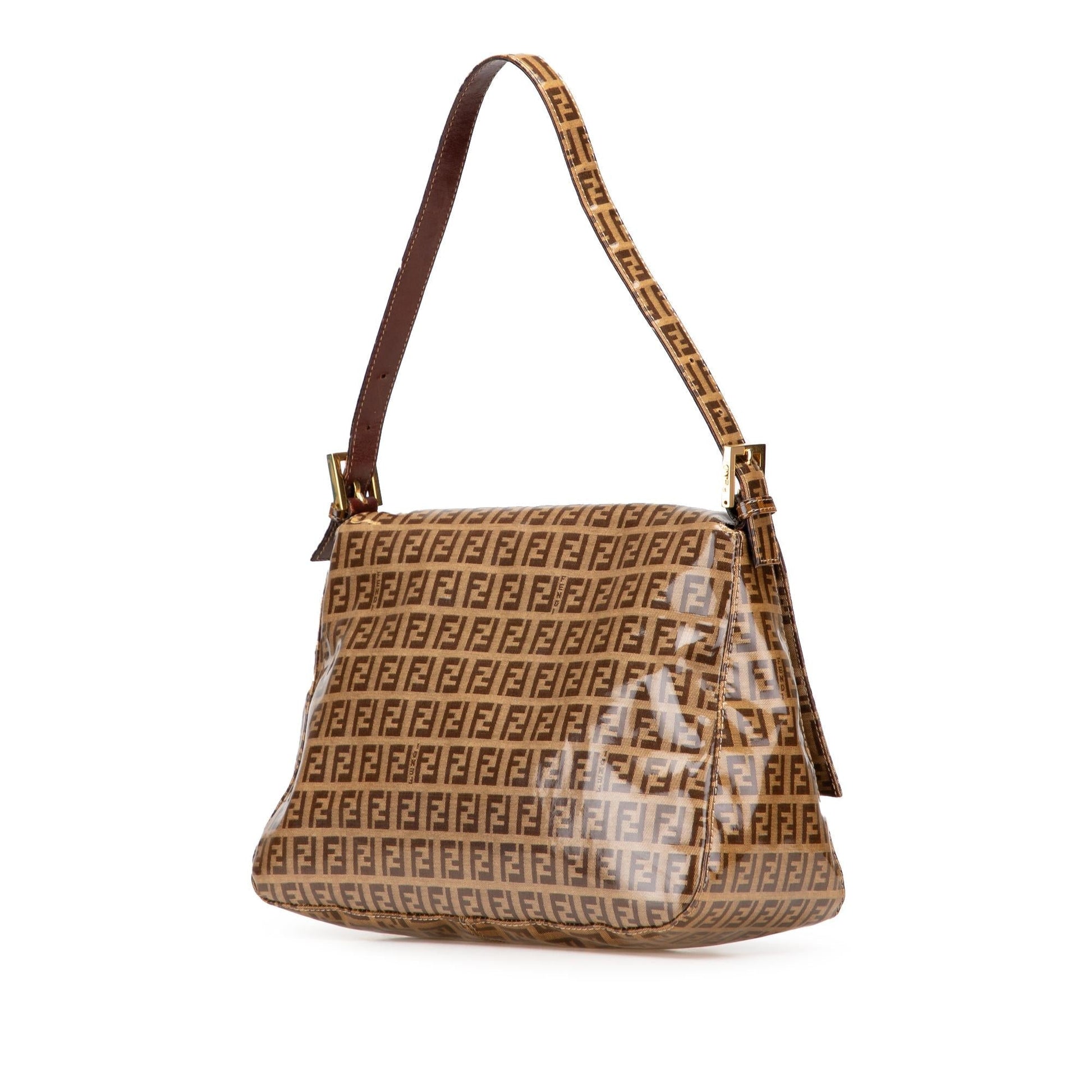 Fendi Zucchino Red Shoulder Bag Style 20 Rovelle Bags