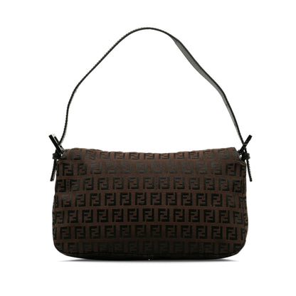Fendi Zucchino Double Flap Baguette (SHG-WAc2kE) Rovelle Bags