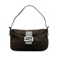Fendi Zucchino Double Flap Baguette (SHG-WAc2kE) Rovelle Bags
