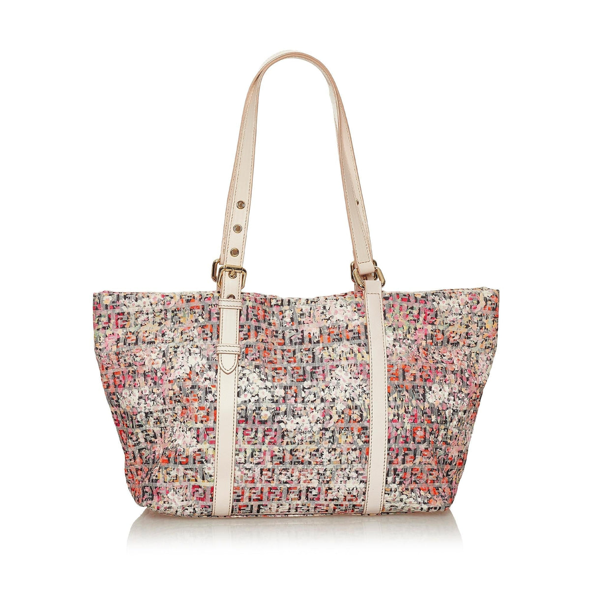 Fendi Zucchino Floral Tote Bag (SHG-28531) Rovelle Bags