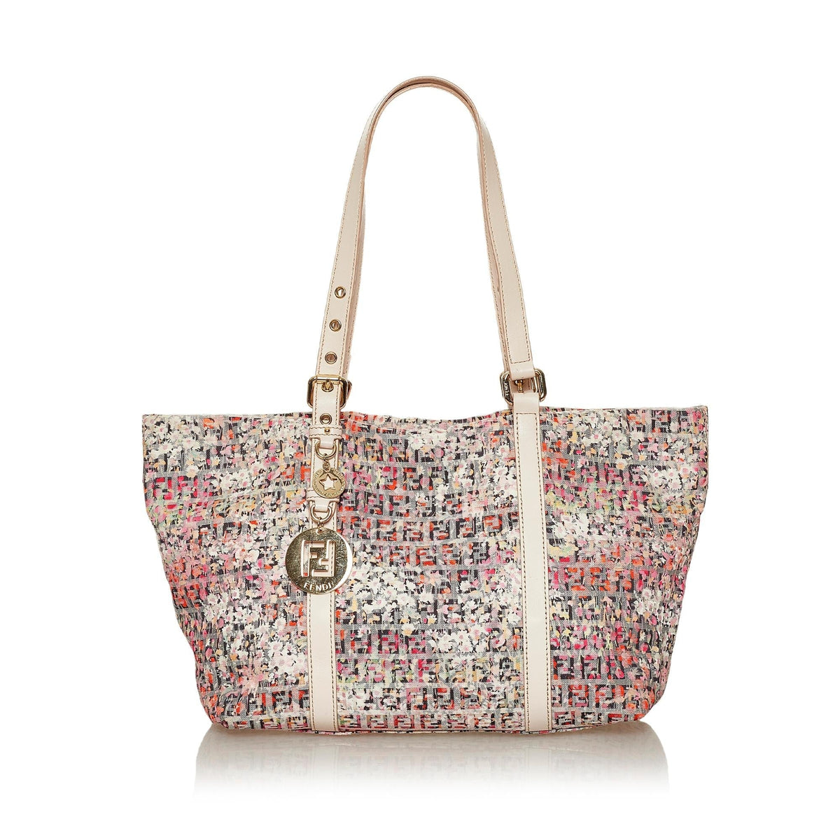 Fendi Zucchino Floral Tote Bag (SHG-28531) Rovelle Bags