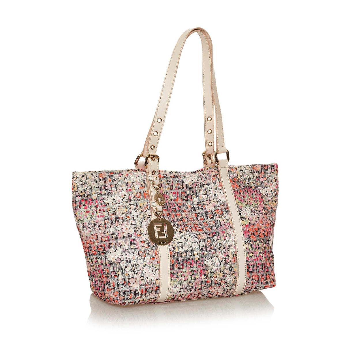 Fendi Zucchino Floral Tote Bag (SHG-28531) Rovelle Bags