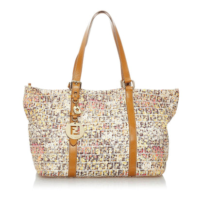 Fendi Zucchino Floral Tote Bag (SHG-30147) Rovelle Bags