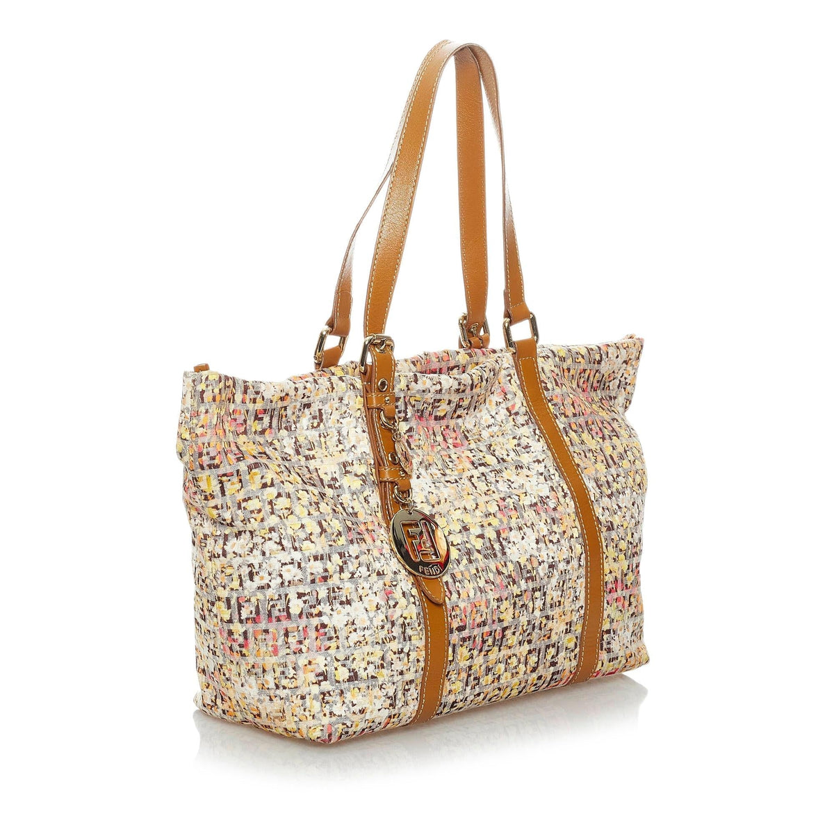 Fendi Zucchino Floral Tote Bag (SHG-30147) Rovelle Bags