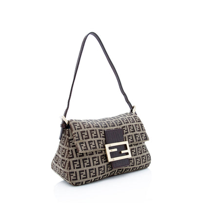Fendi Zucchino Mini Baguette Bag (SHF-18855) Rovelle Bags