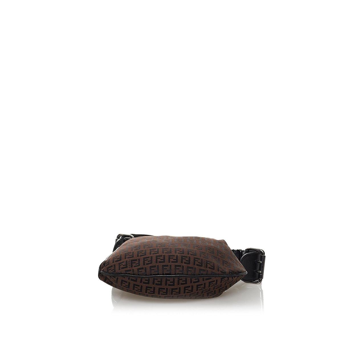 Fendi Zucchino Oyster Canvas Shoulder Bag (SHG-30243) Rovelle Bags